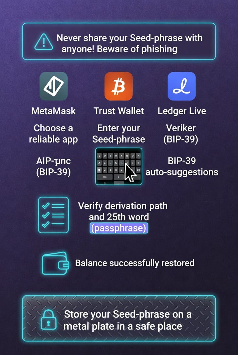 Ключ к вашему состоянию — это Seed-фраза